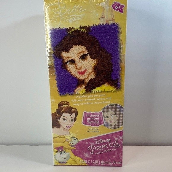 Disney Princess Bell Latch Hook Kit Crafts Kids 6+ - Picture 1 of 13